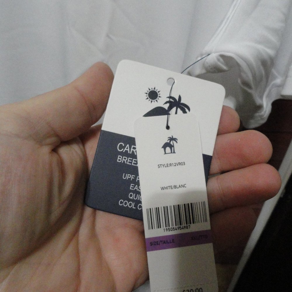 Caribbean Joe Beer in mind island time T NWT~2xl~UPF protection~quick dry - Picture 5 of 5